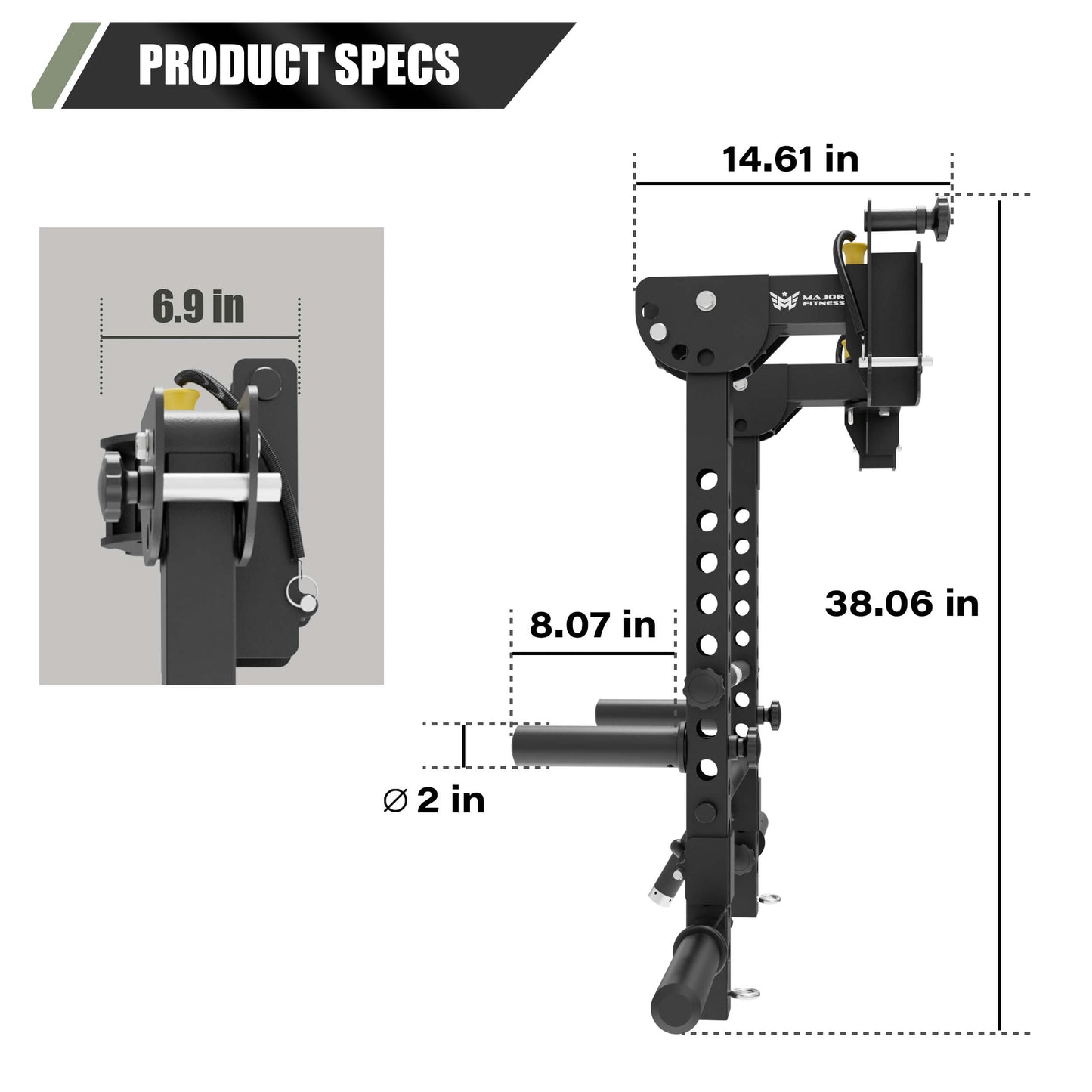 Major Fitness Lever Arms - LA57