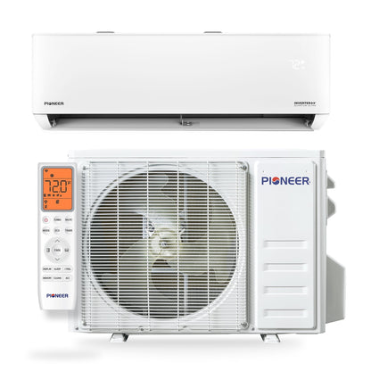 Pioneer Quantum Ultra 12,000 BTU 23 SEER2 115V High-Wall Ductless Energy-Star Mini-Split Air Conditioner Inverter Heat Pump Full Set - WYT012ALSI24RL-10S