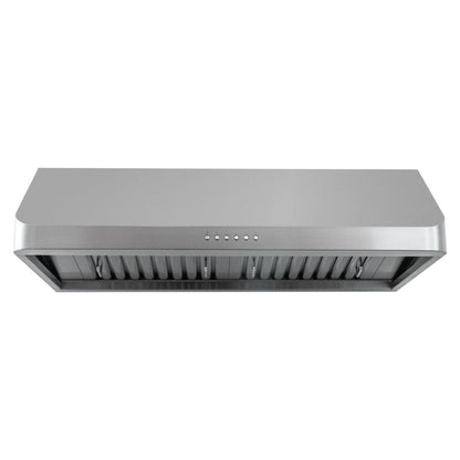 Proline PLJW 121 - Under-Cabinet Range Hood, 900 CFM | Convertible to Ductless, Stainless Steel Finish - PLJW 121.30